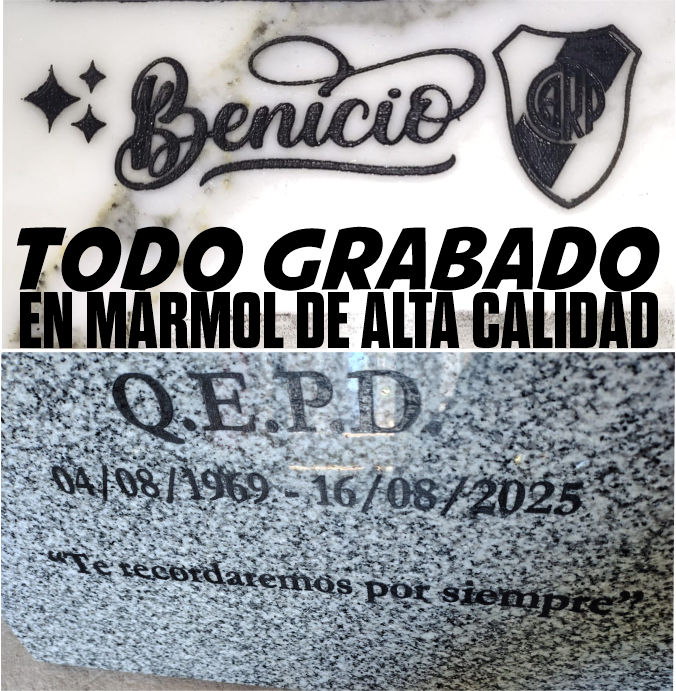 GRABADO CON COLOR EN MÁRMOL